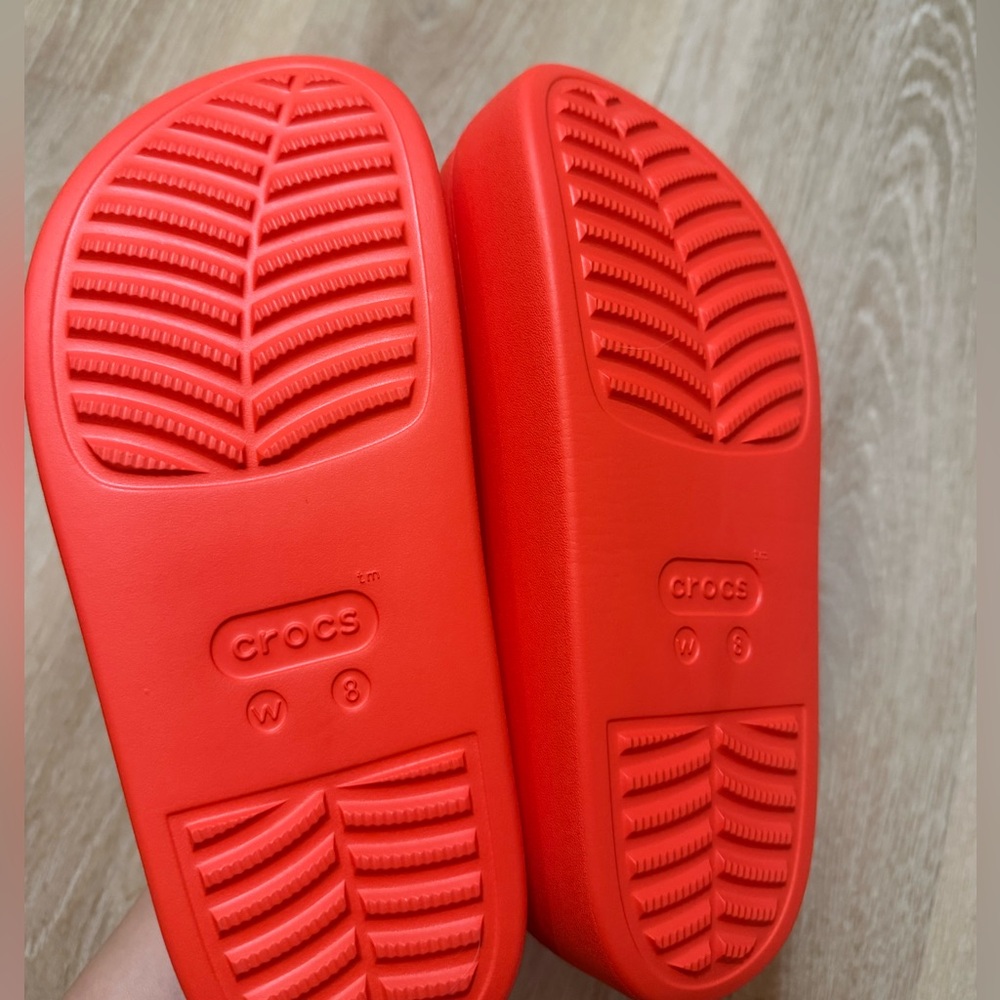 NWT Crocs Dylan Platform Clog, Mule Platform Shoes Starfish W8 - Picture 4 of 6